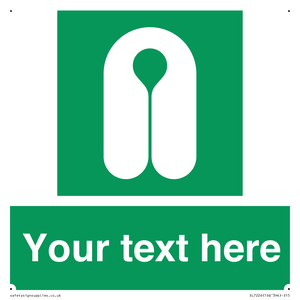 Custom sign safe condition Lifejacket